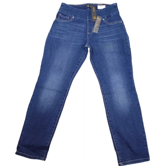 Lee Sculpting Slim Fit Pull On Jeans size 16 P Mid Rise - Picture 1 of 8